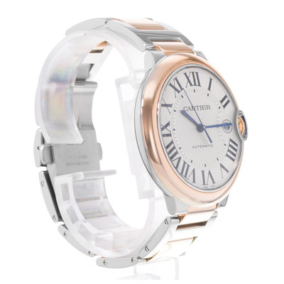 Cartier Ballon Bleu 42mm W2BB0004 3896 Silver Dial 42