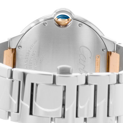 Cartier Ballon Bleu 42mm W2BB0004 3896 Silver Dial 42