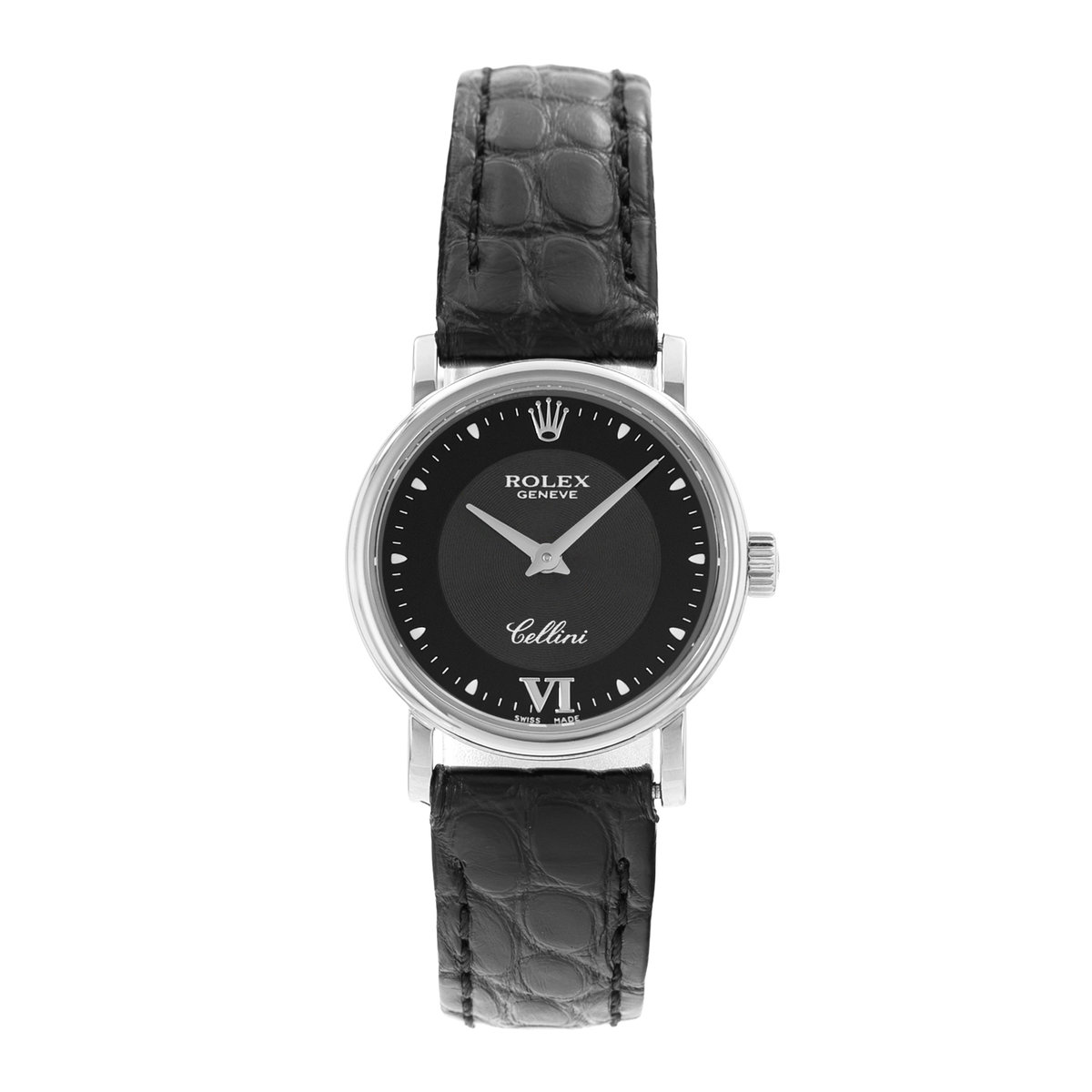 Rolex Cellini 6110 Black Dial 25