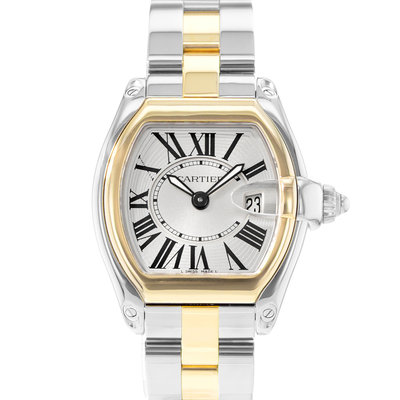 Cartier Roadster W62026Y4 2675 Silver Dial 30x36