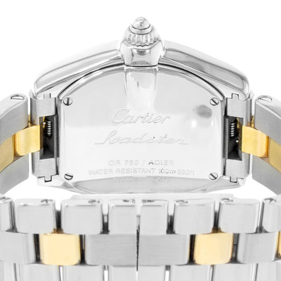 Cartier Roadster W62026Y4 2675 Silver Dial 30x36