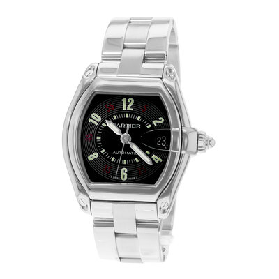 Cartier Roadster W62002V3 2510 Black Dial 38x43