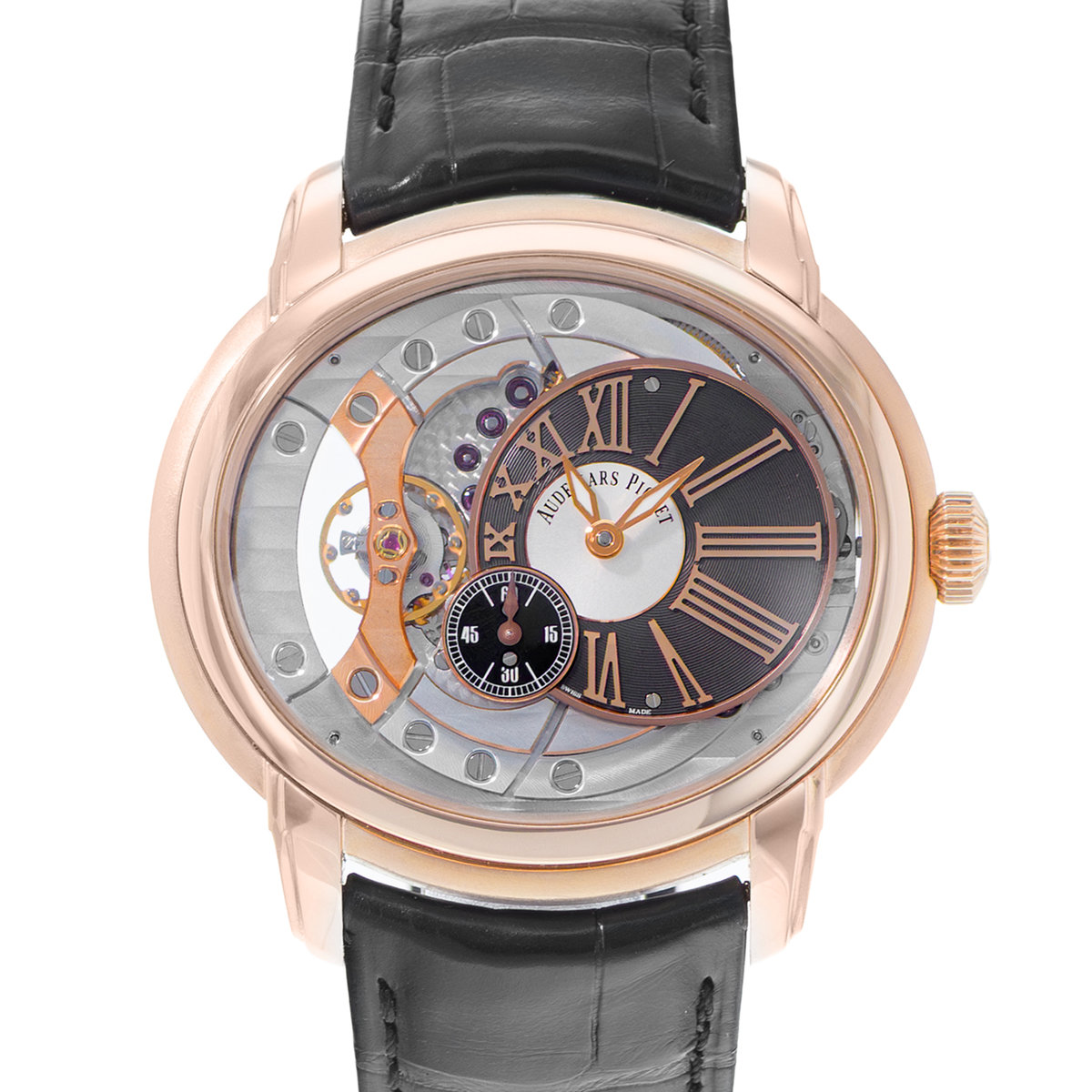 Audemars Piguet Millenary 4101 15350OR.OO.D093CR.01 Silver Dial 47