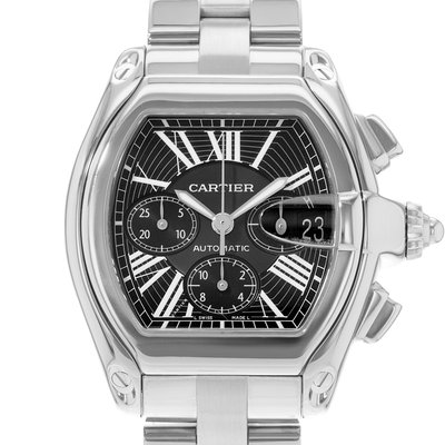 Cartier Roadster W62020X6 2618 Black Dial 43