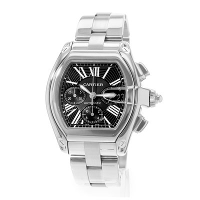 Cartier Roadster W62020X6 2618 Black Dial 43