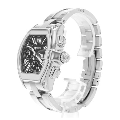 Cartier Roadster W62020X6 2618 Black Dial 43