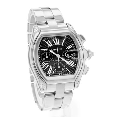 Cartier Roadster W62020X6 2618 Black Dial 43
