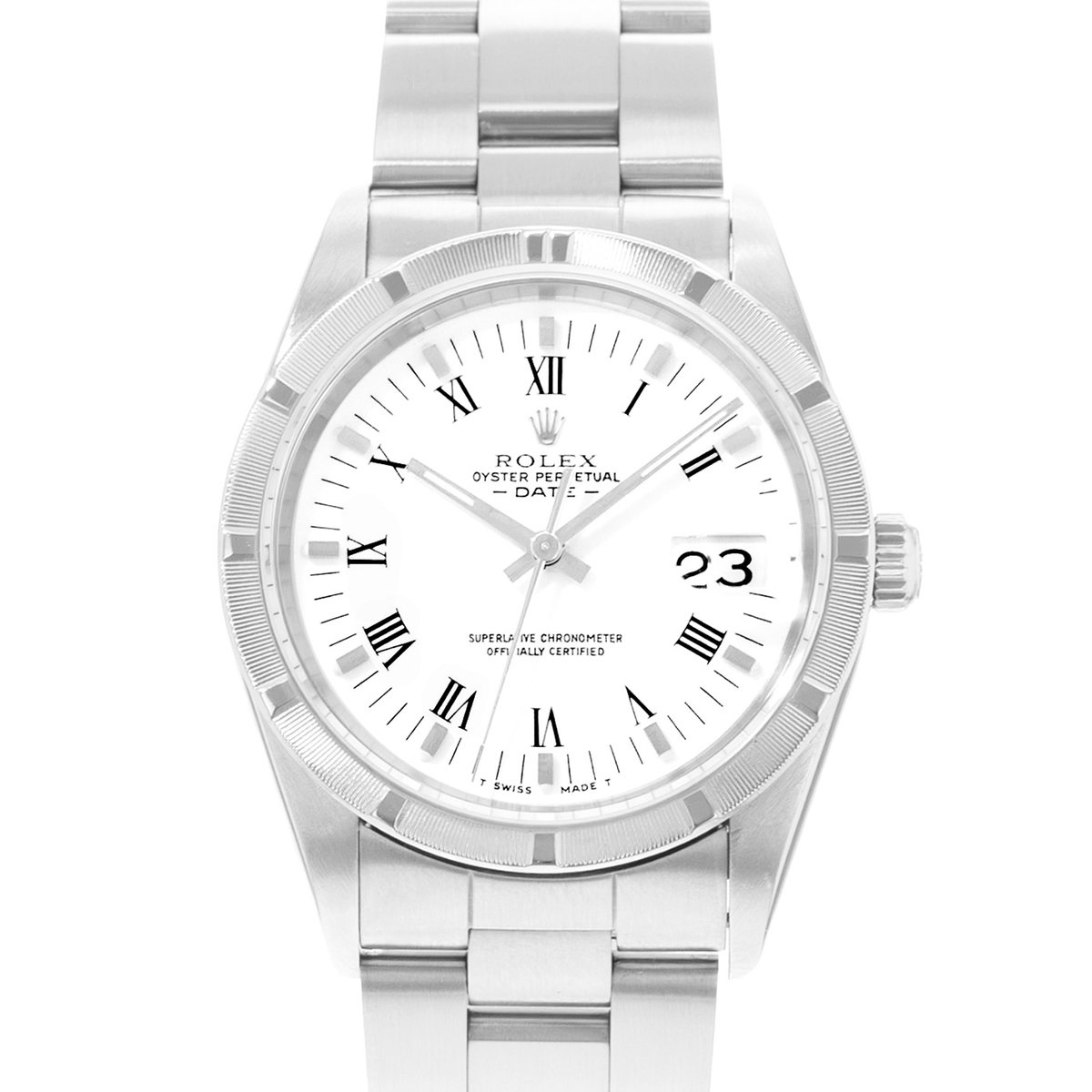 Rolex Oyster Perpetual 34 15210 White Dial 34
