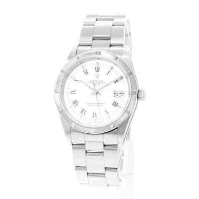 Rolex Oyster Perpetual 34 15210 White Dial 34