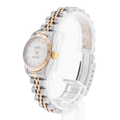 Rolex Datejust 26 79173 White Dial 26
