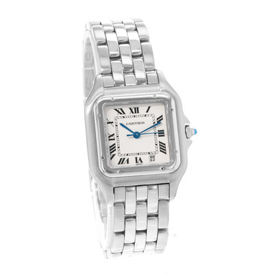 Cartier Panthere W25054P5 1310 Silver Dial 27x36