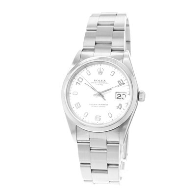 Rolex Oyster Perpetual 34 15200 White Dial 34