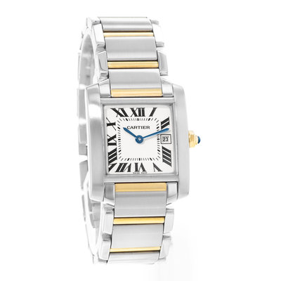 Cartier Tank Francaise W51012Q4 2465 Silver Dial 25