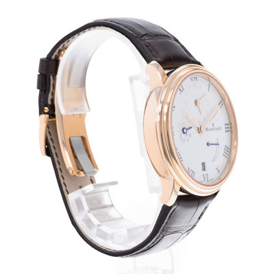 Blancpain Villeret 6661-3631-55B White Dial 42