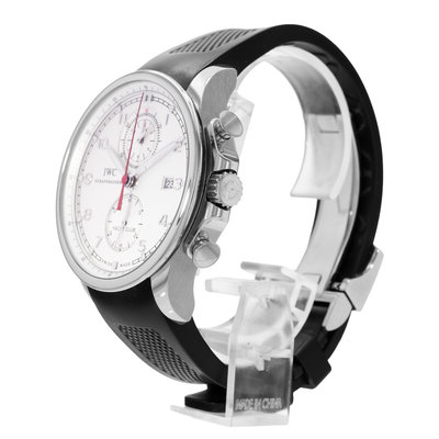 IWC Portuguese Yacht Club Chronograph IW390211 Silver Dial 45