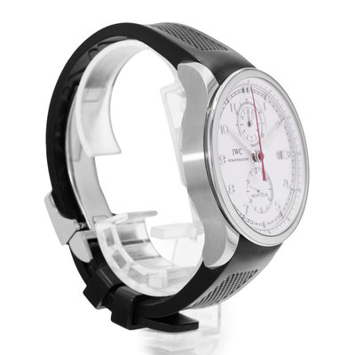 IWC Portuguese Yacht Club Chronograph IW390211 Silver Dial 45