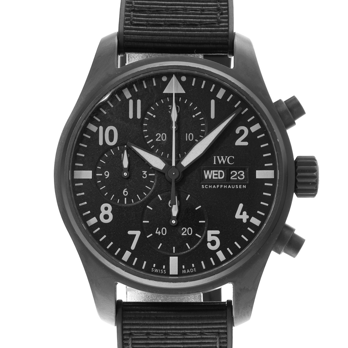 IWC Chronograph Top Gun IW388106 Black Dial 41