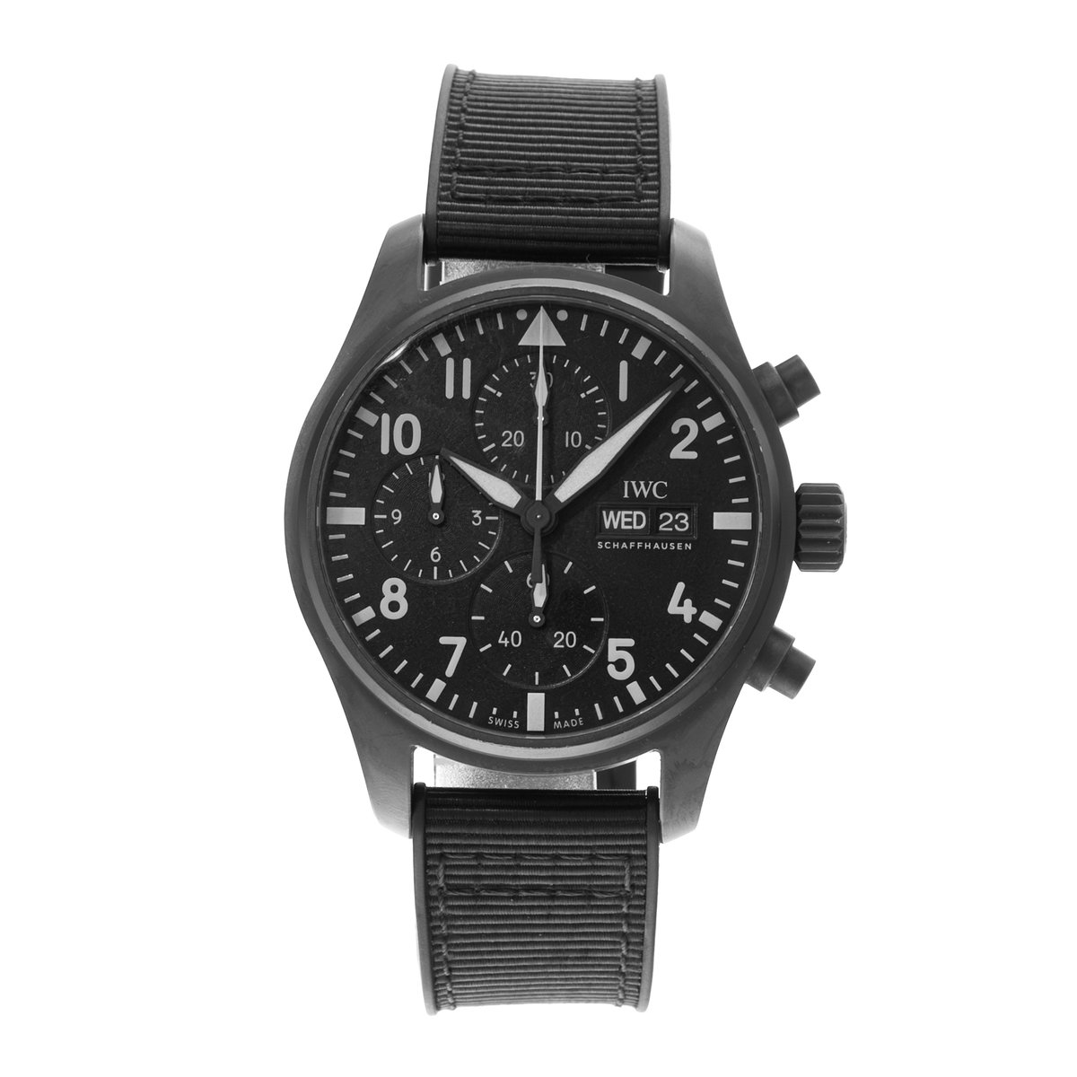 IWC Chronograph Top Gun IW388106 Black Dial 41