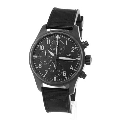 IWC Chronograph Top Gun IW388106 Black Dial 41