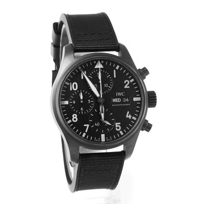 IWC Chronograph Top Gun IW388106 Black Dial 41