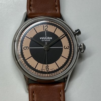 Vulcain The Rake Style Moderne 100168A43.BAC207 Black Dial 39