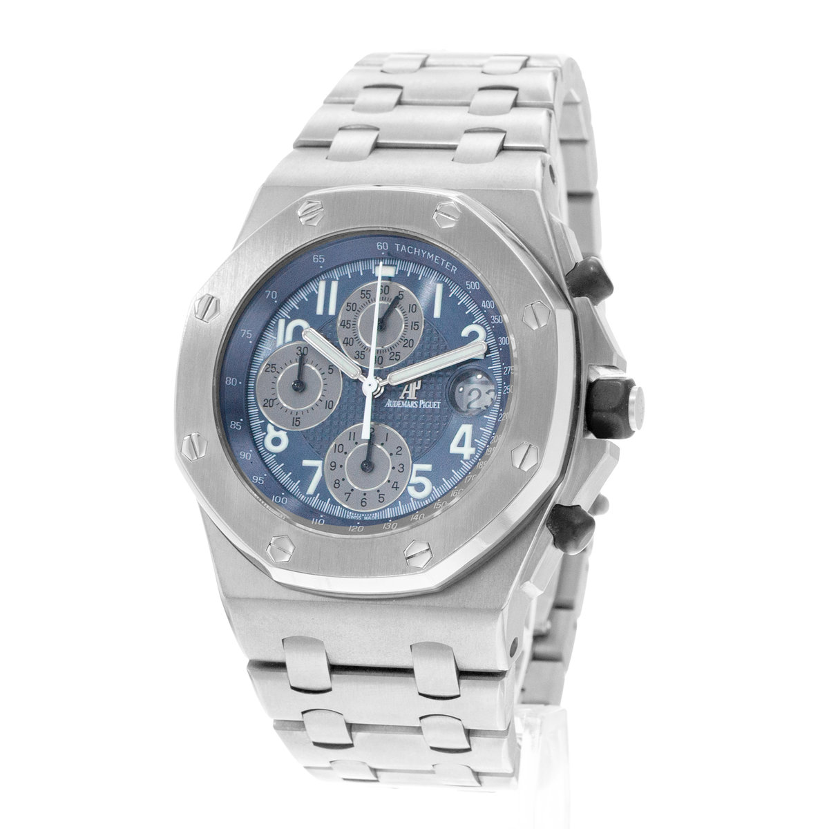 Audemars Piguet Royal Oak Offshore Chronograph 25721TI.OO.1000TI.02 Blue Dial 42