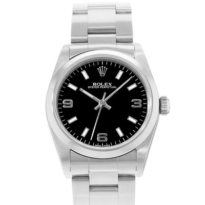 Rolex Oyster Perpetual 31 77080 Black Dial 31