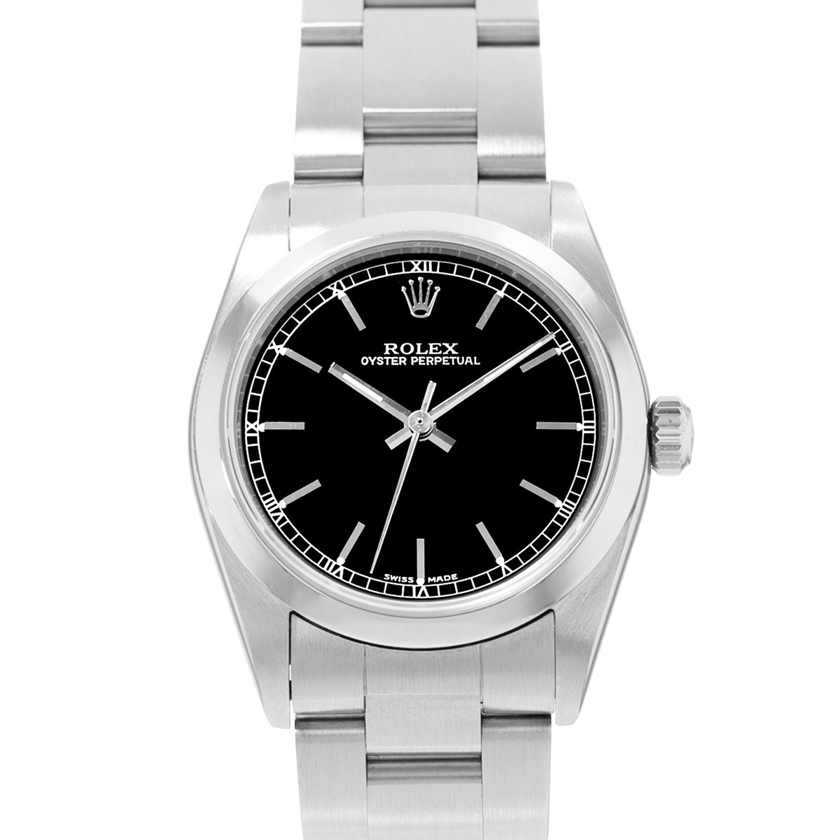 Rolex Oyster Perpetual 31 77080 Black Dial 31