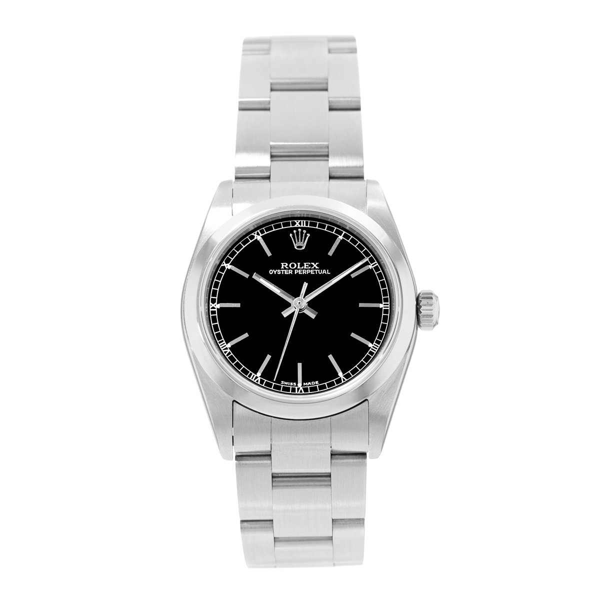 Rolex Oyster Perpetual 31 77080 Black Dial 31