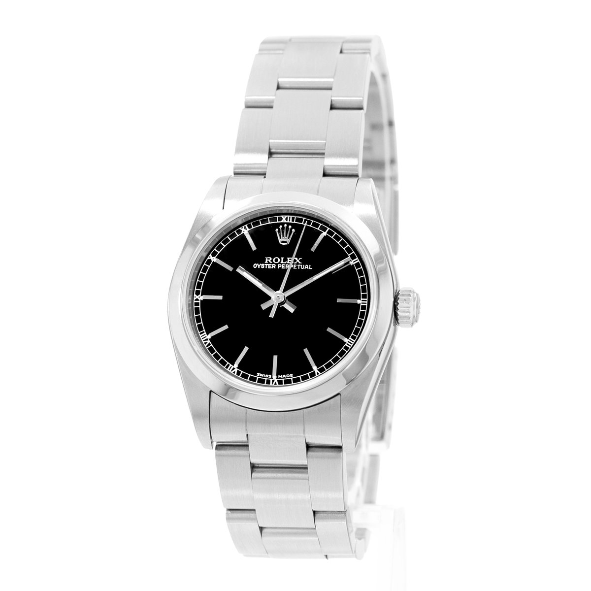 Rolex Oyster Perpetual 31 77080 Black Dial 31