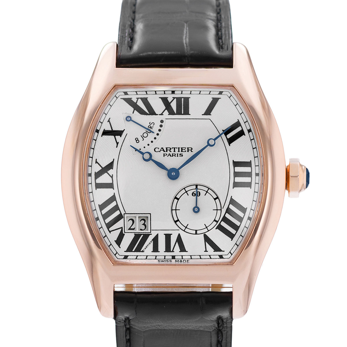 Cartier Tortue W1545851 2760 Silver Dial 38
