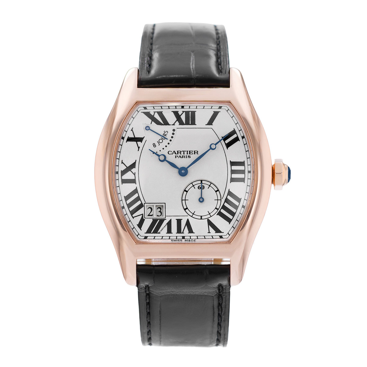 Cartier Tortue W1545851 2760 Silver Dial 38