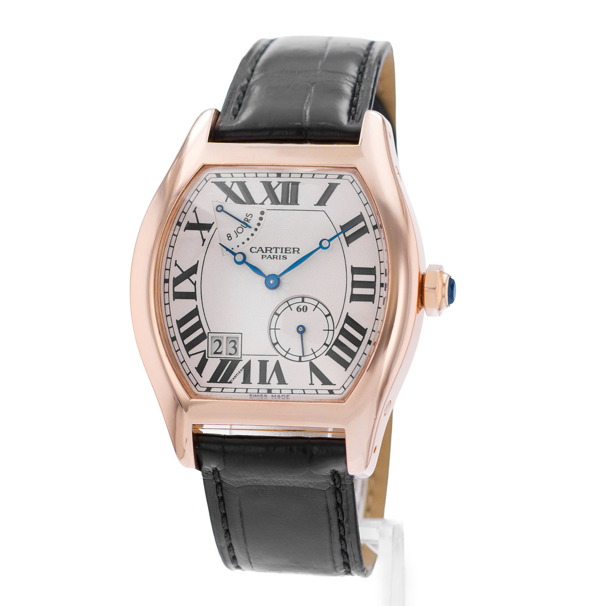 Cartier Tortue W1545851 2760 Silver Dial 38