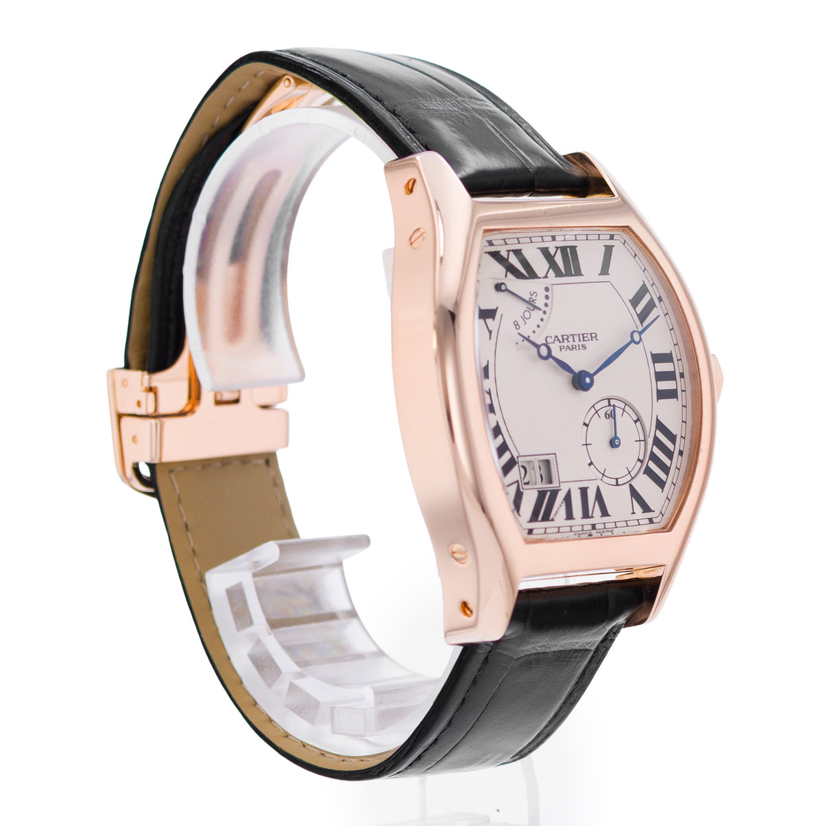 Cartier Tortue W1545851 2760 Silver Dial 38