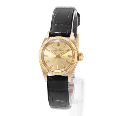 Rolex Oyster Perpetual 26 6719/8 Champagne Dial 26