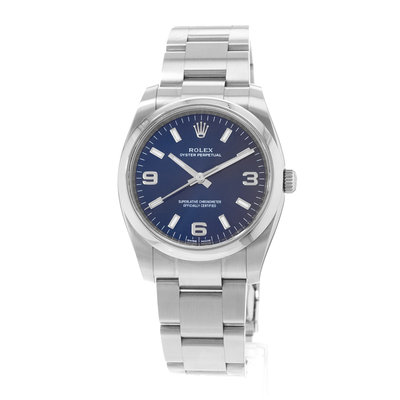 Rolex Oyster Perpetual 34 114200 Blue Dial 34