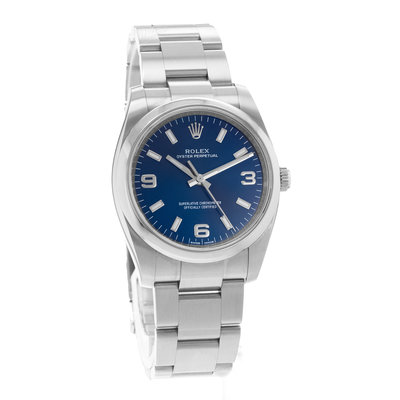 Rolex Oyster Perpetual 34 114200 Blue Dial 34