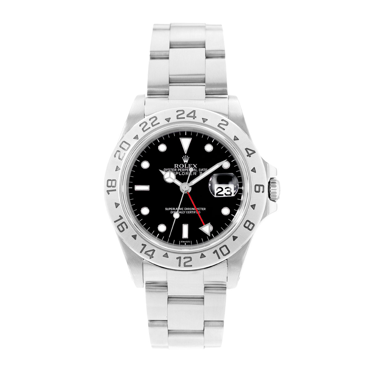 Rolex Explorer II 16570 Black Dial 40