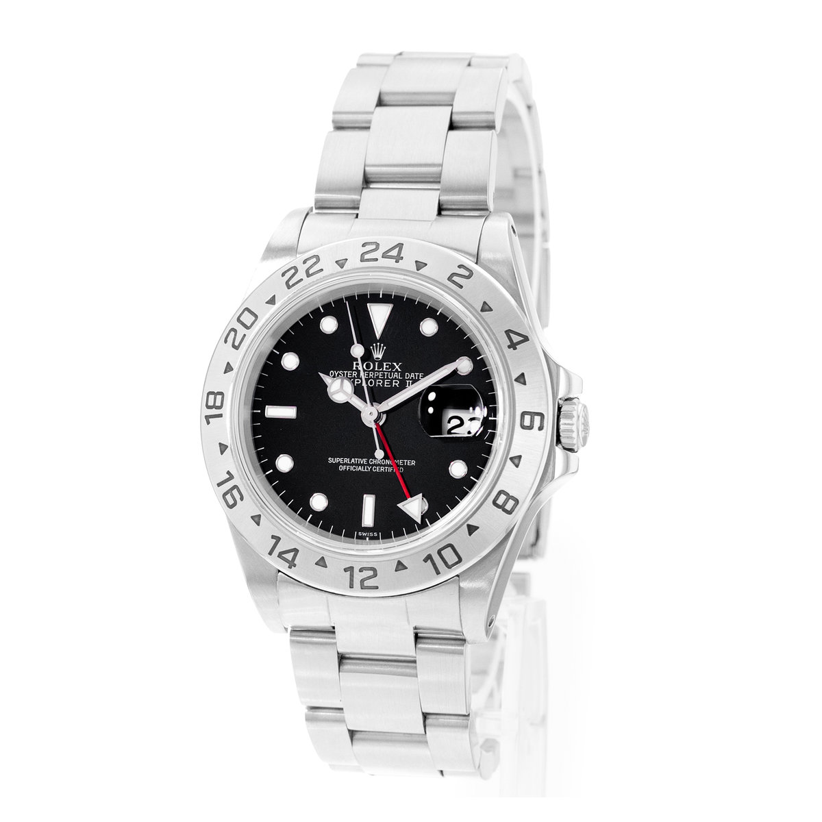 Rolex Explorer II 16570 Black Dial 40