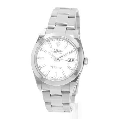 Rolex Datejust II 116300 White Dial 41