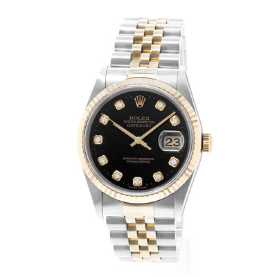 Rolex Datejust 36 16233 Black Dial 36