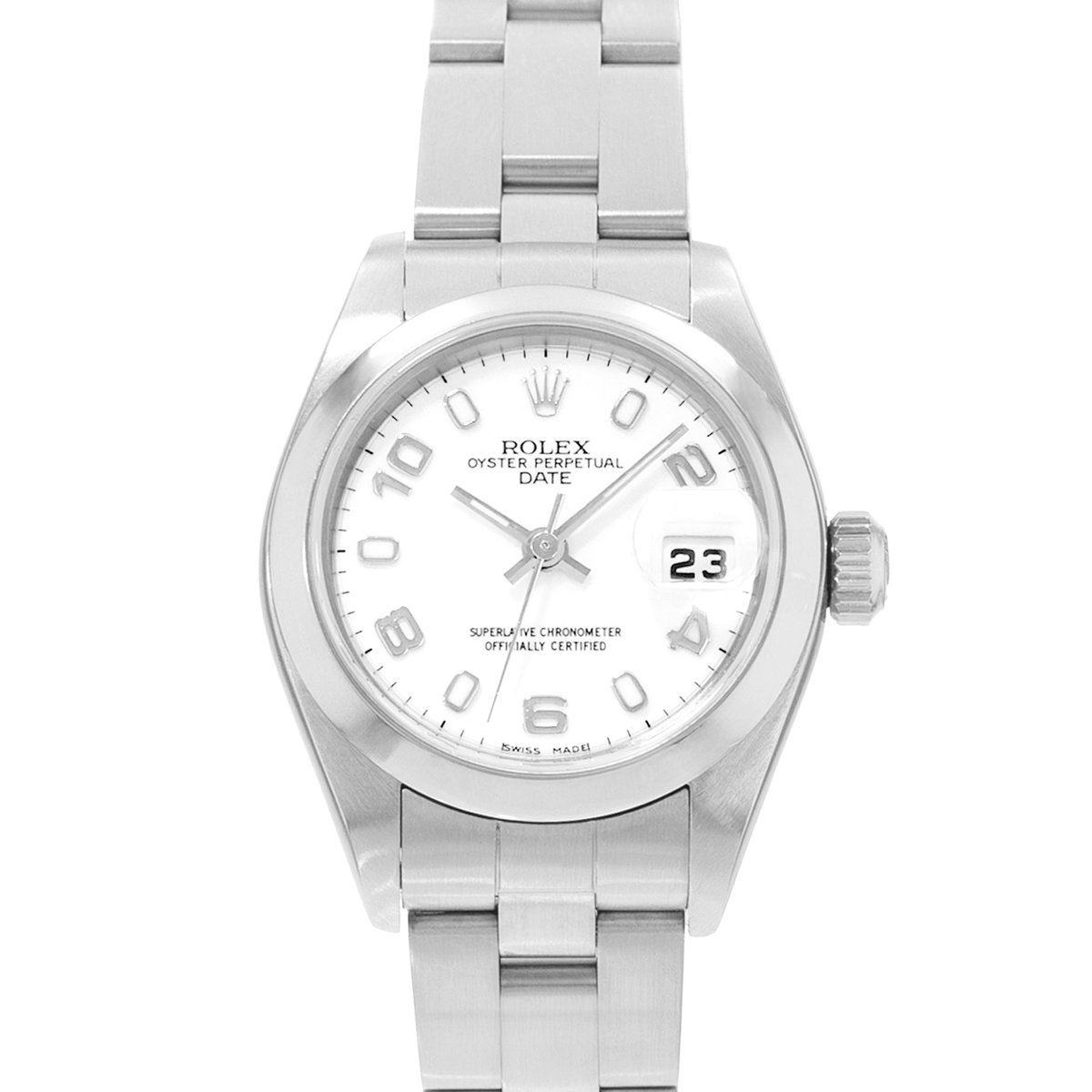 Rolex Oyster Perpetual Date 26 79160 White Dial 26