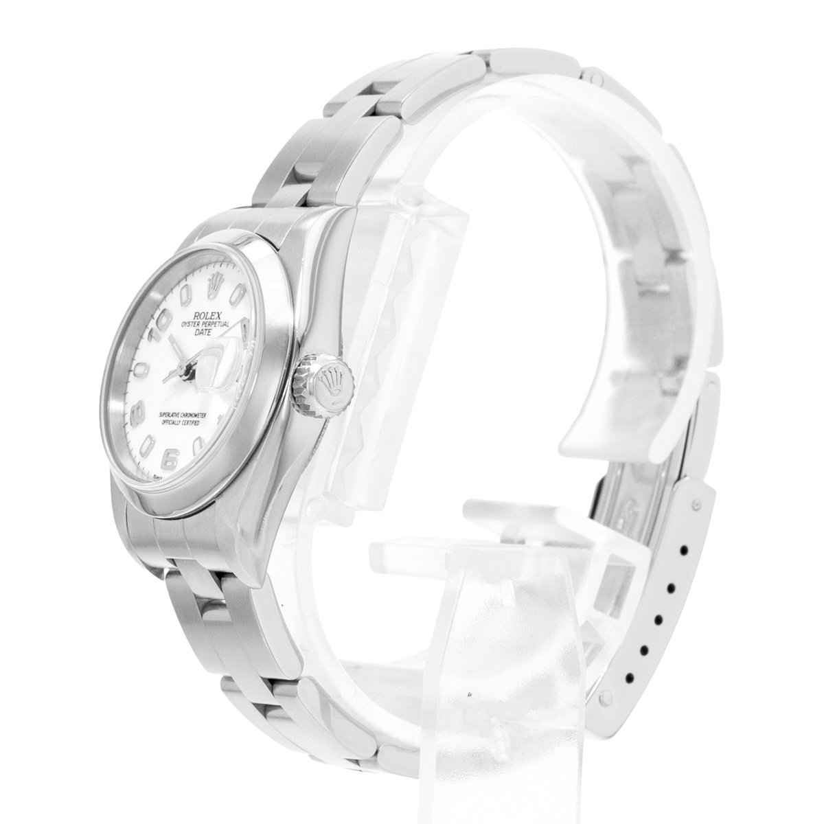 Rolex Oyster Perpetual Date 26 79160 White Dial 26
