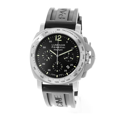 Panerai Luminor Chrono PAM00250 Black Dial 44