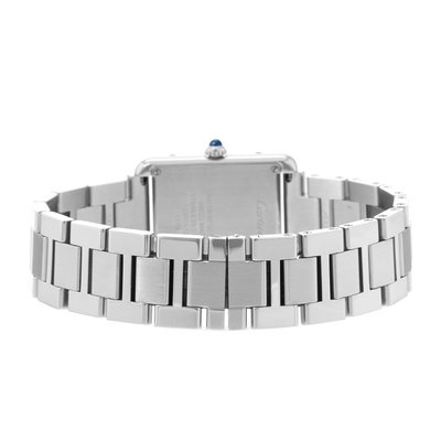Cartier Tank Solo W5200013 3170 Silver Dial 24