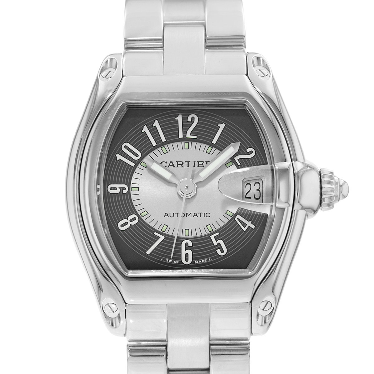 Cartier Roadster W62001V3 2510 Grey Dial 38