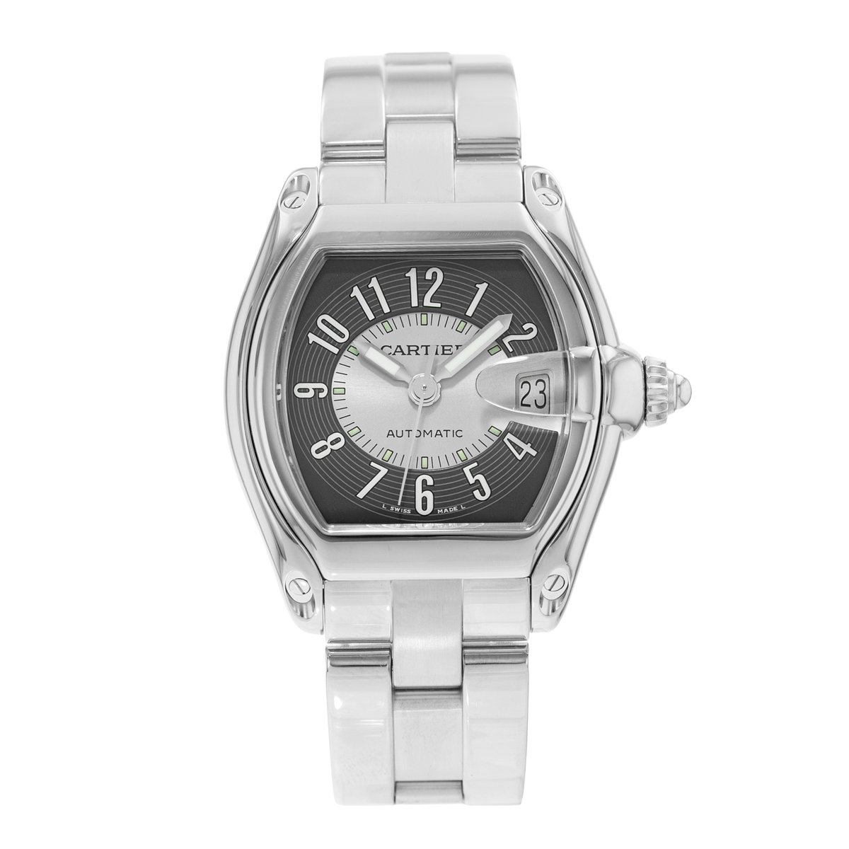 Cartier Roadster W62001V3 2510 Grey Dial 38