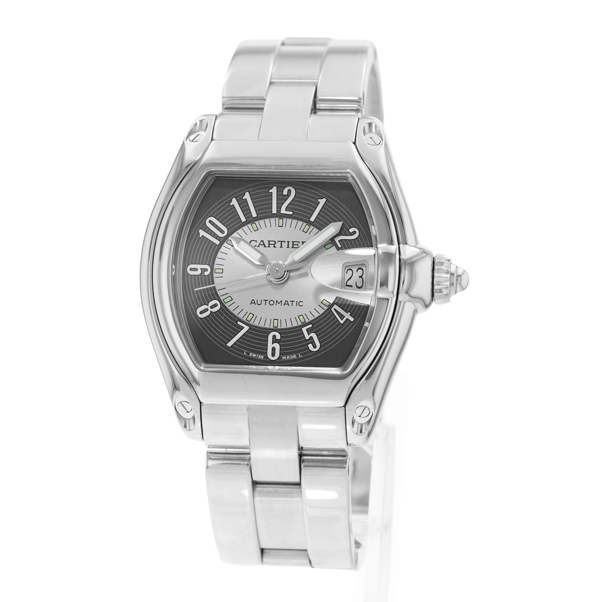 Cartier Roadster W62001V3 2510 Grey Dial 38