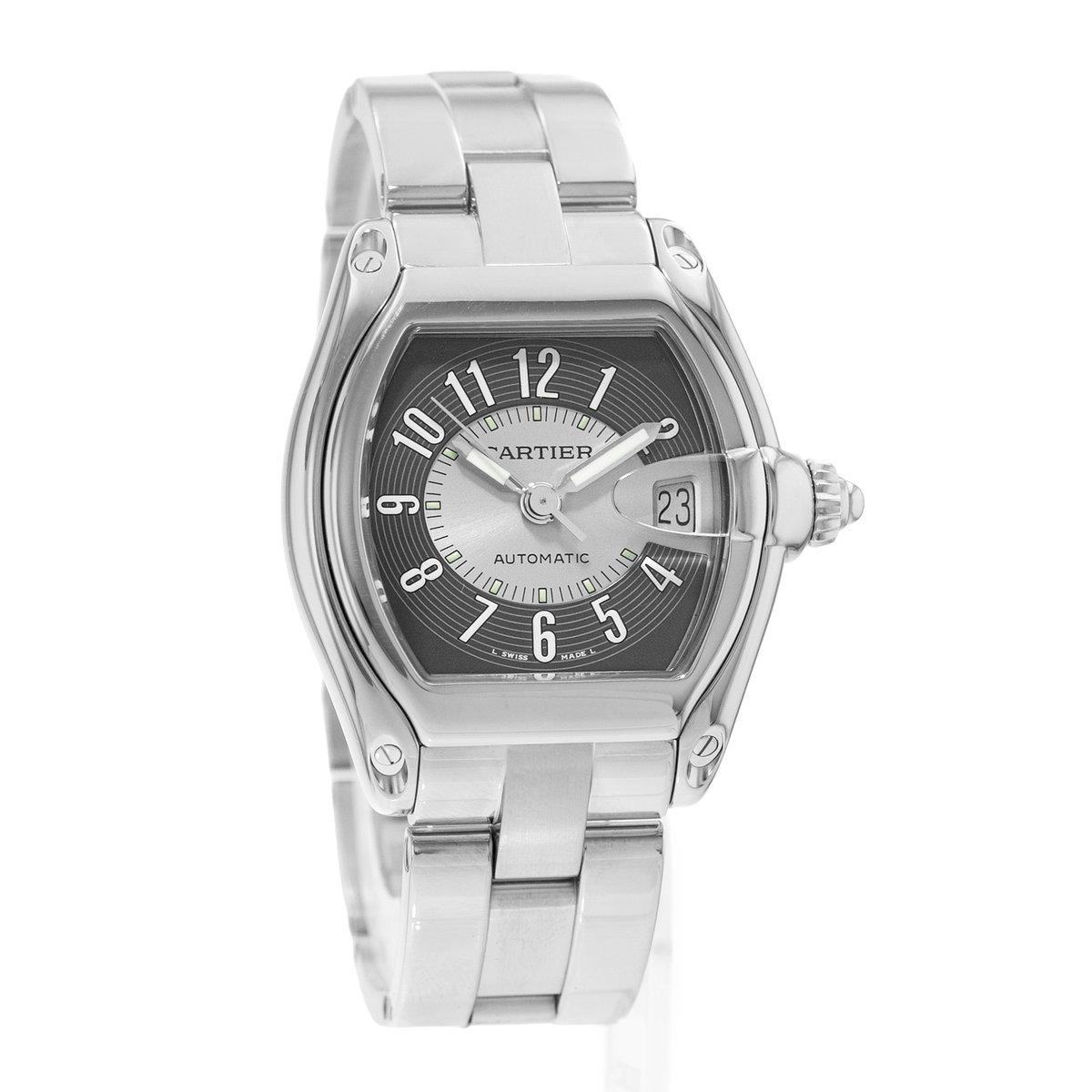 Cartier Roadster W62001V3 2510 Grey Dial 38