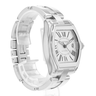 Cartier Roadster W62025V3 2510 Silver Dial 38